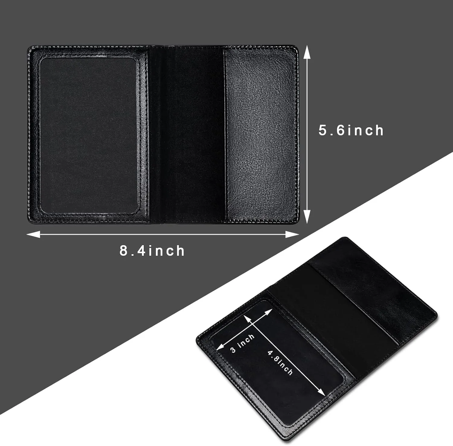 2 Pcs Passport holders??Ultra Slim passport wallet??PU Leather Passport Cover for Women and Men??