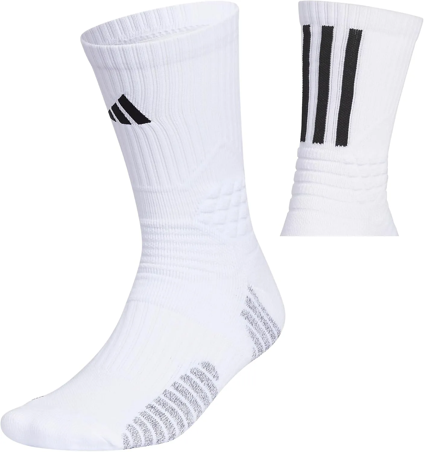 adidas Select Basketball Crew Socks (1 pair) for team sports, boys girls men women