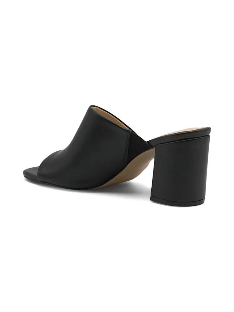 Adrienne Vittadini Albi Block Heel Mules in Ghost