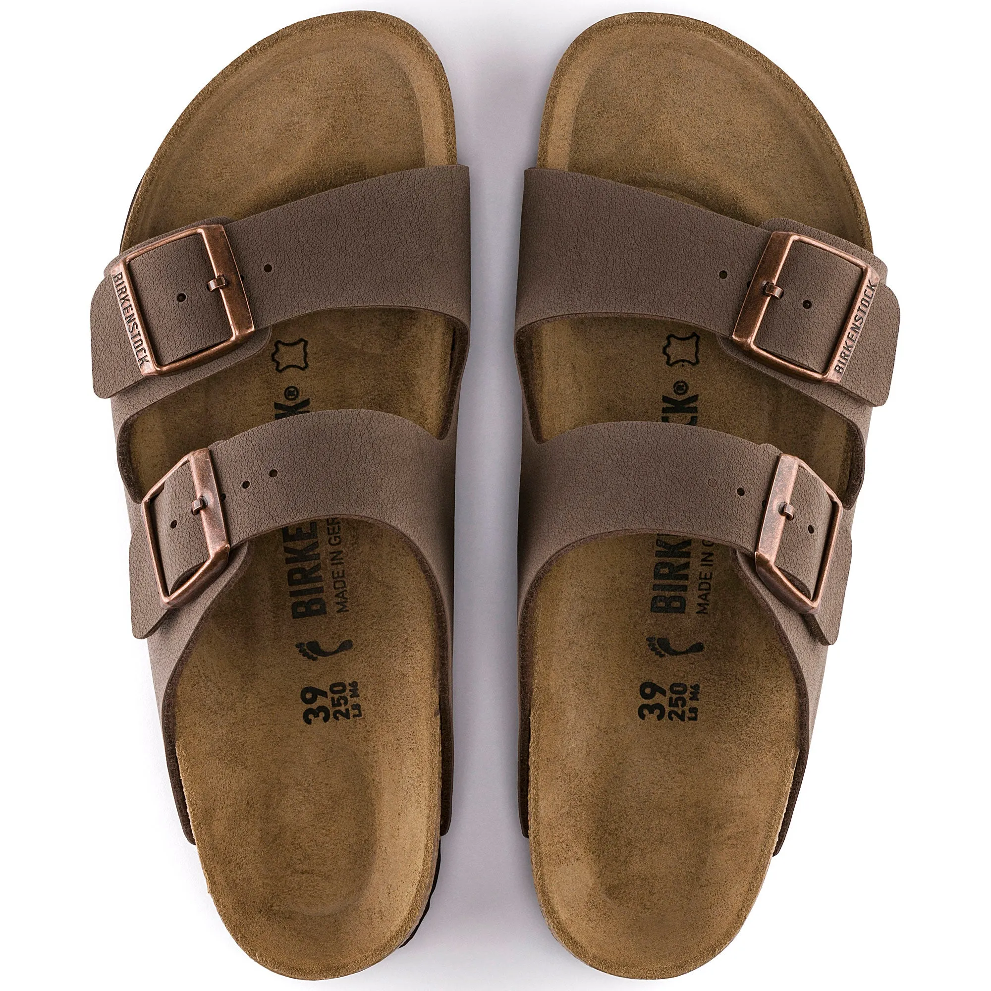 Arizona BirkiBuc in Mocca (Classic Footbed - Suede Lined)