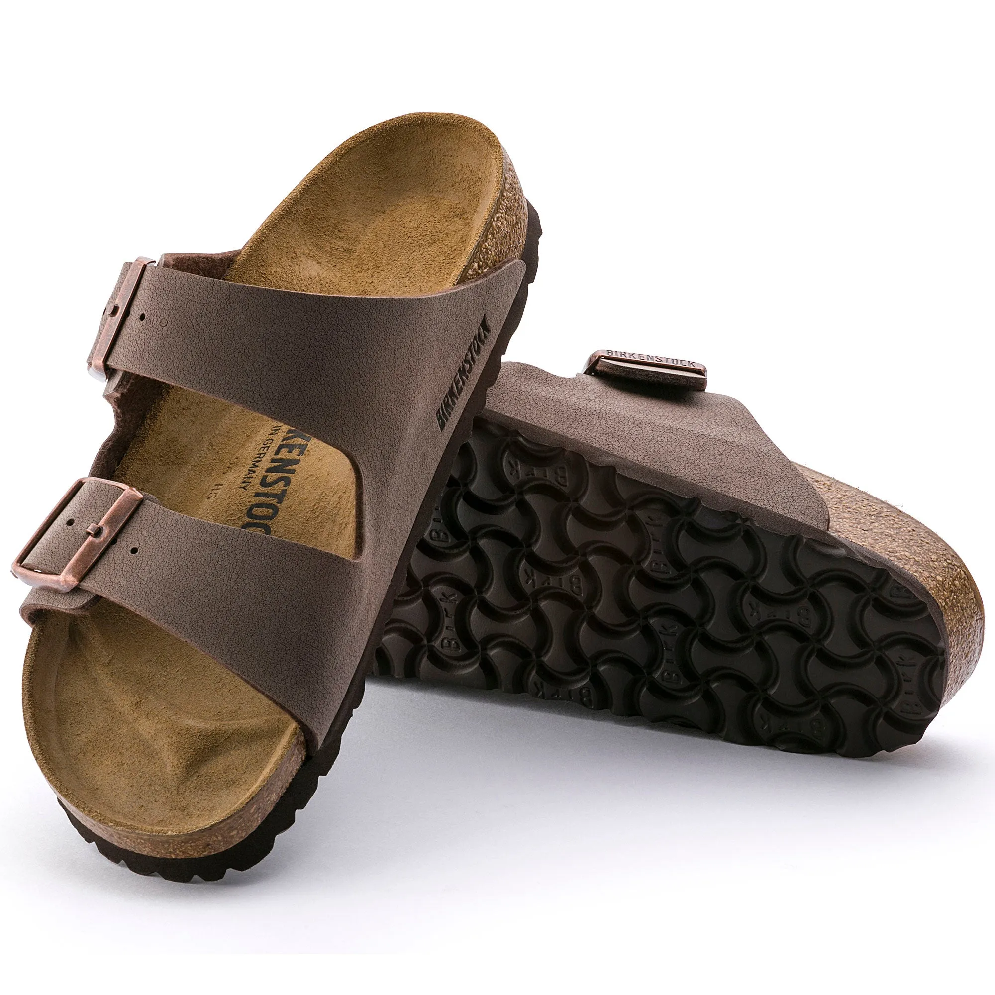 Arizona BirkiBuc in Mocca (Classic Footbed - Suede Lined)
