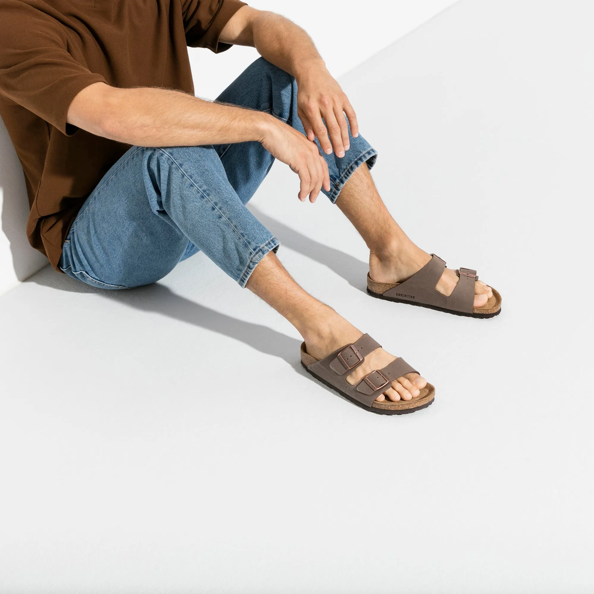 Arizona BirkiBuc in Mocca (Classic Footbed - Suede Lined)