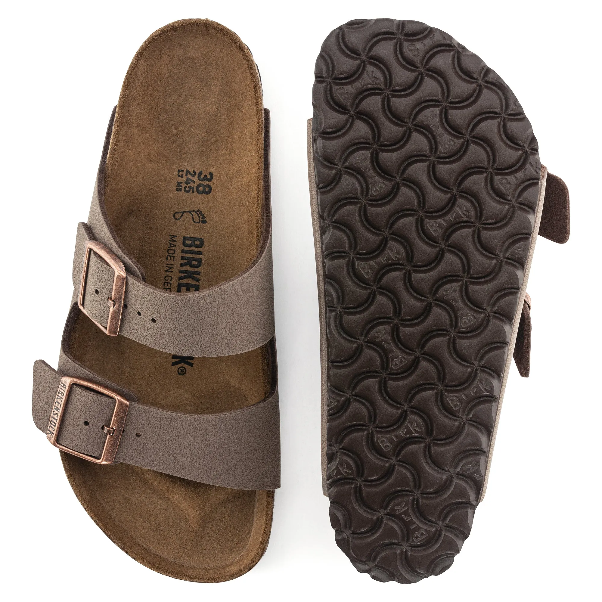 Arizona BirkiBuc in Mocca (Classic Footbed - Suede Lined)