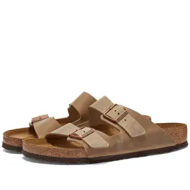 Arizona Oiled Leather in Tabacco Brown (Classic Footbed - Suede Lined)