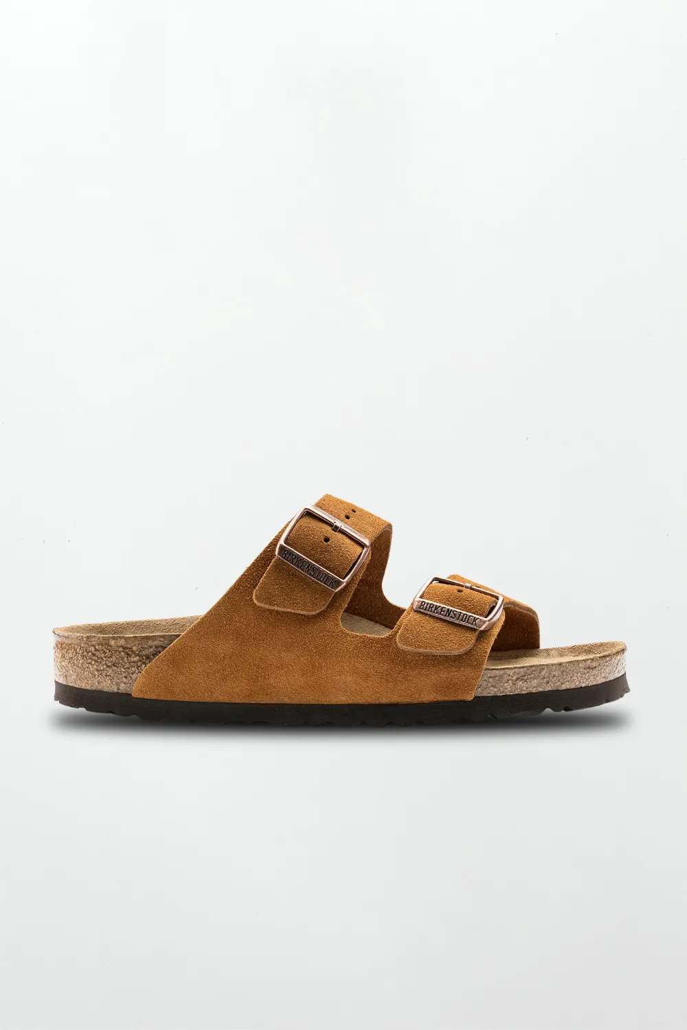 Arizona Suede Leather in Mink (Soft Footbed)