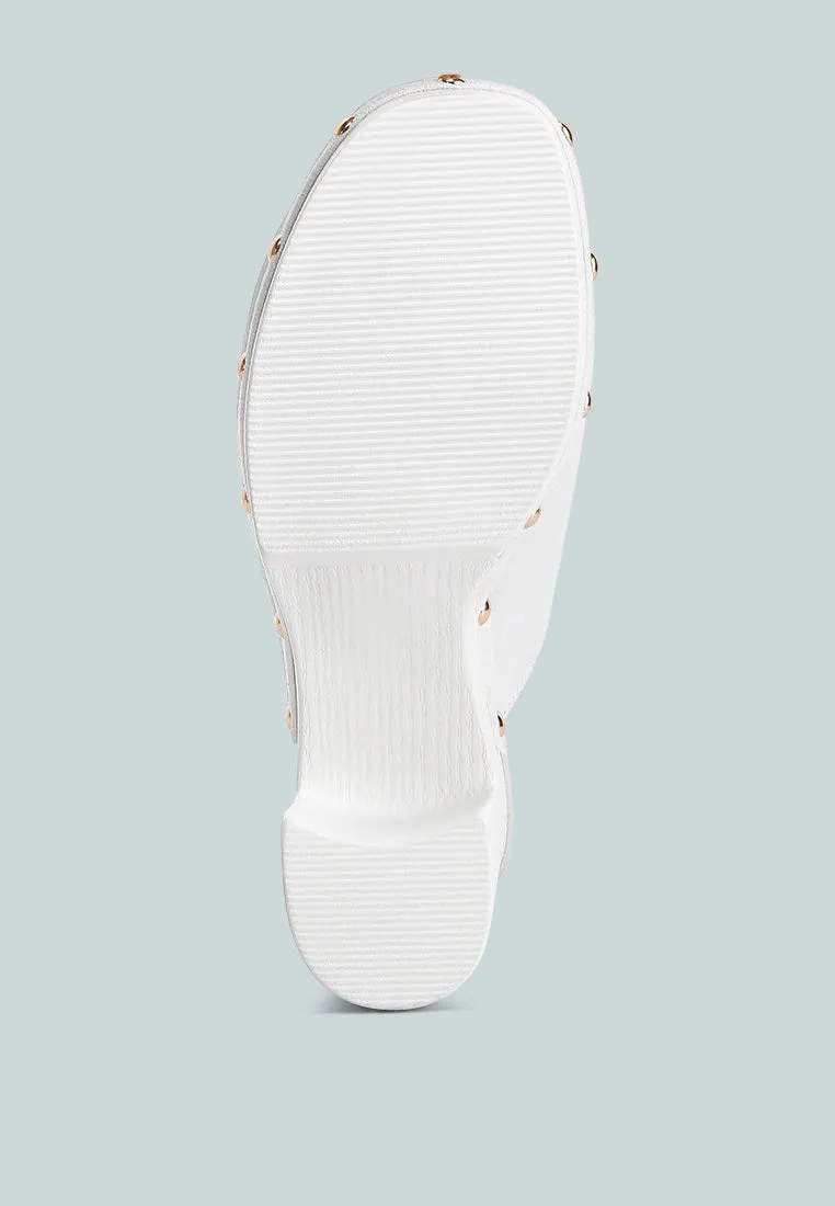 Benji Recycled Leather Clogs