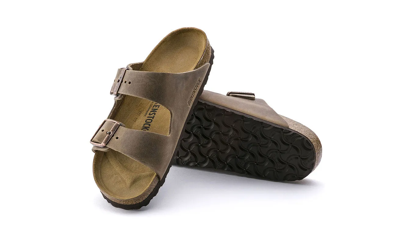 BIRKENSTOCK ARIZONA 2-STRAP SANDAL SOFT FOOTBED UNISEX SANDAL TABACCO BROWN