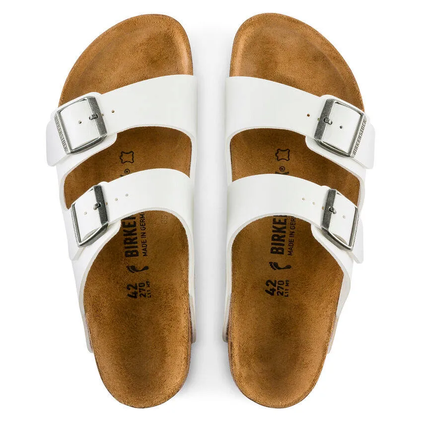 Birkenstock Arizona Birko-Flor White (Unisex)