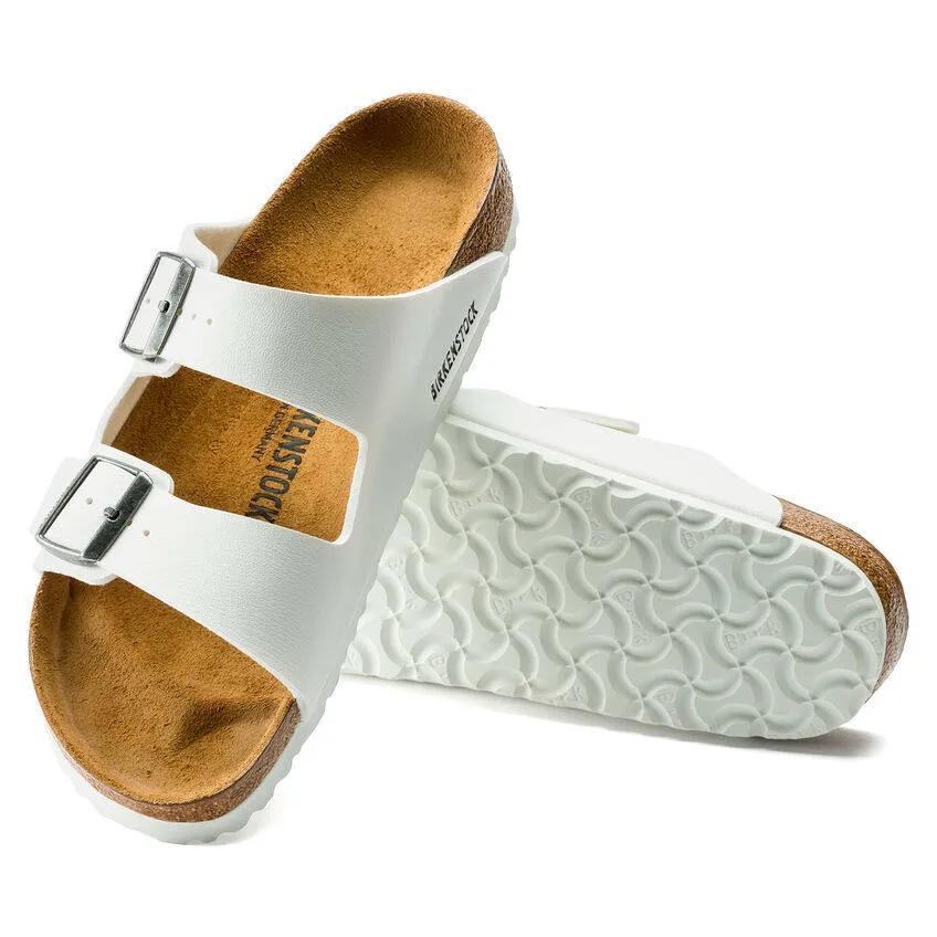 Birkenstock Arizona Birko-Flor White (Unisex)
