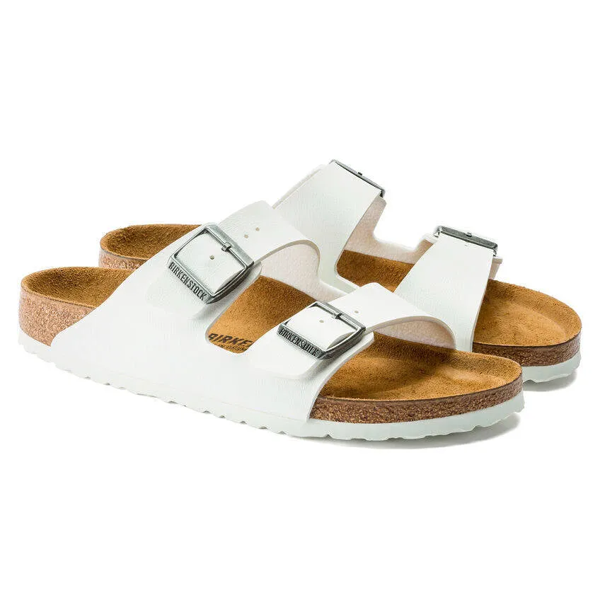 Birkenstock Arizona Birko-Flor White (Unisex)