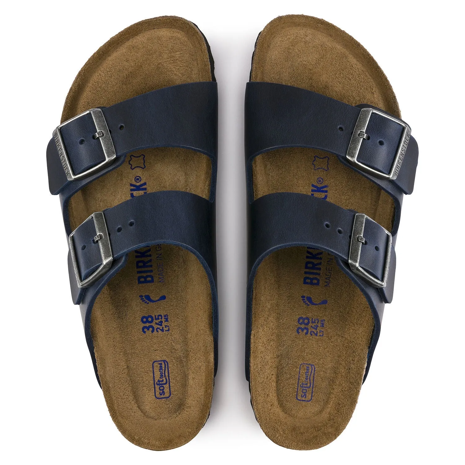 Birkenstock Arizona Soft Footbed Leather Navy