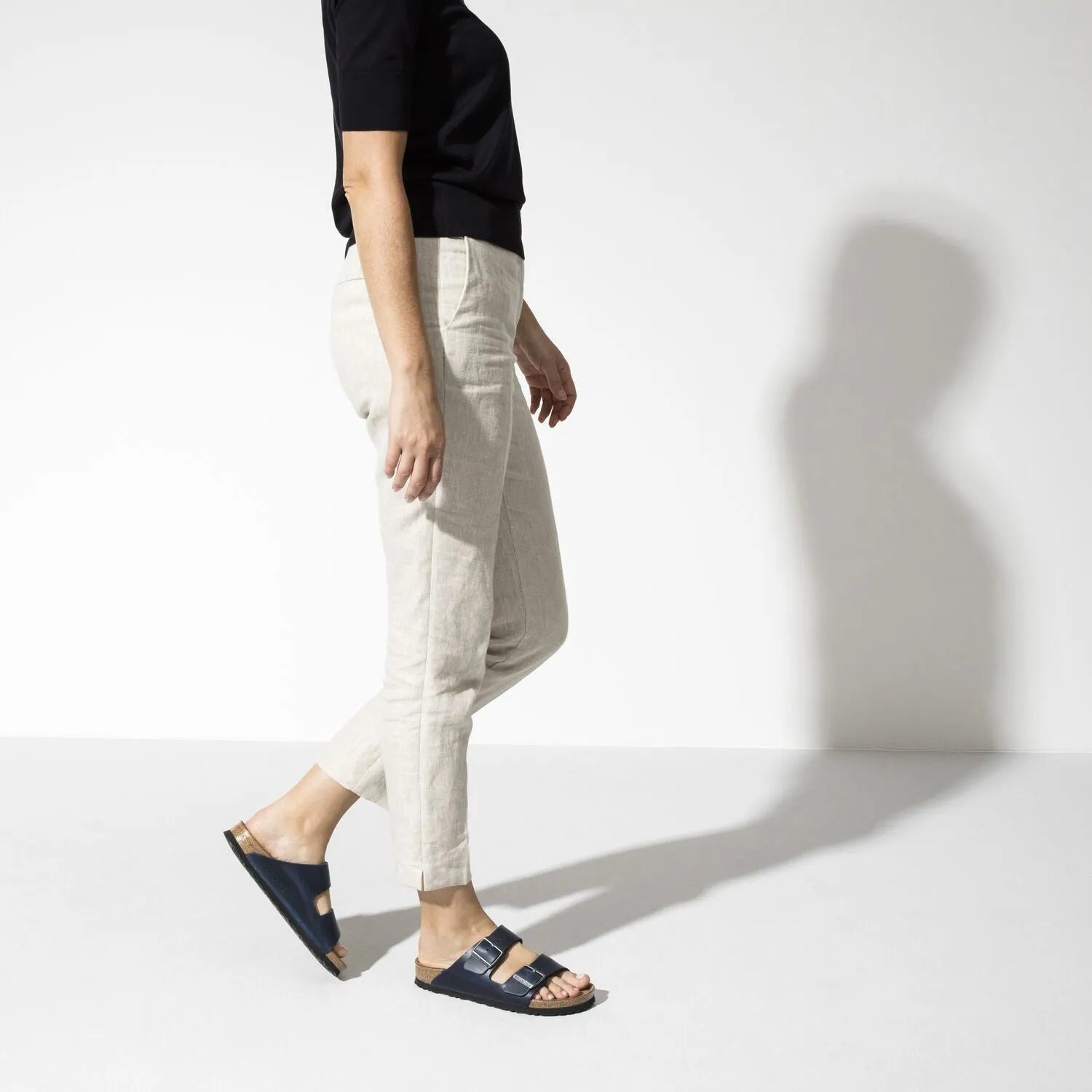 Birkenstock Arizona Soft Footbed Leather Navy