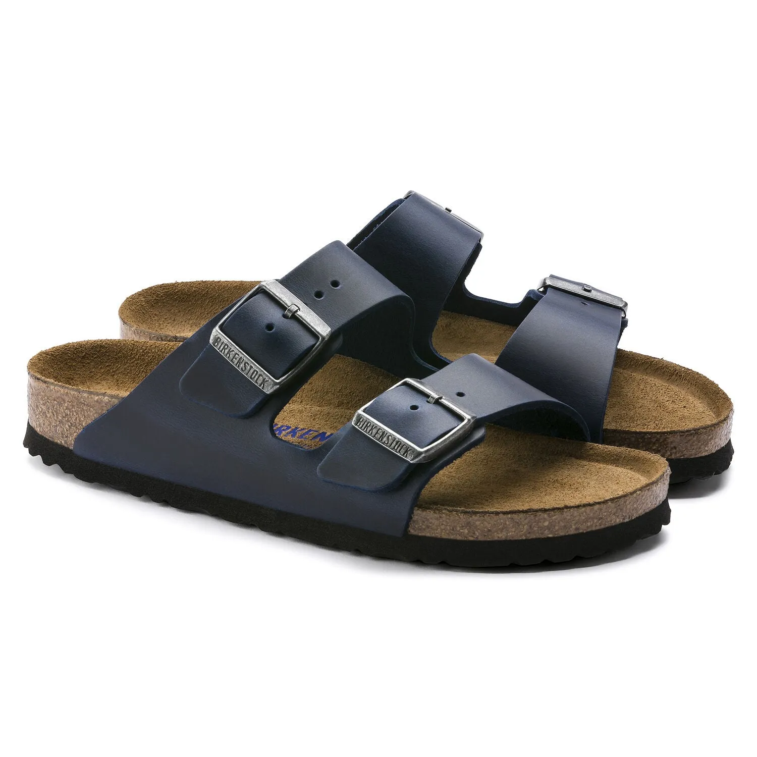 Birkenstock Arizona Soft Footbed Leather Navy