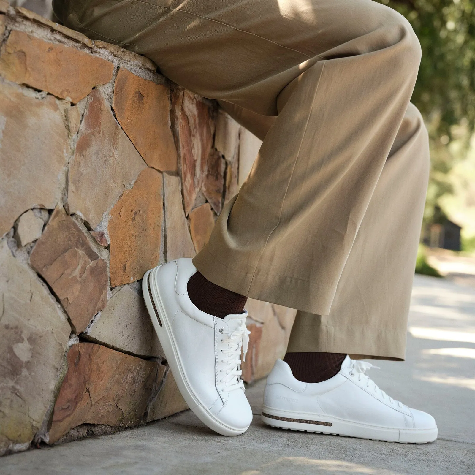 Birkenstock Bend Sneaker (Unisex) - White Leather