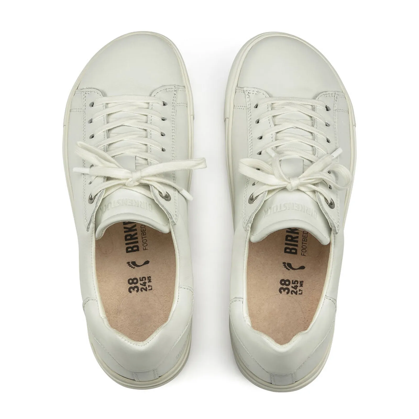 Birkenstock Bend Sneaker (Unisex) - White Leather