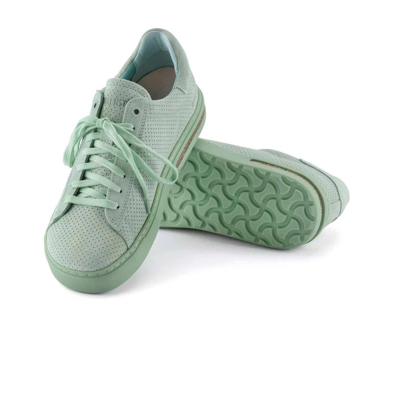 Birkenstock Bend Sneaker (Women) - Matcha Embossed Suede
