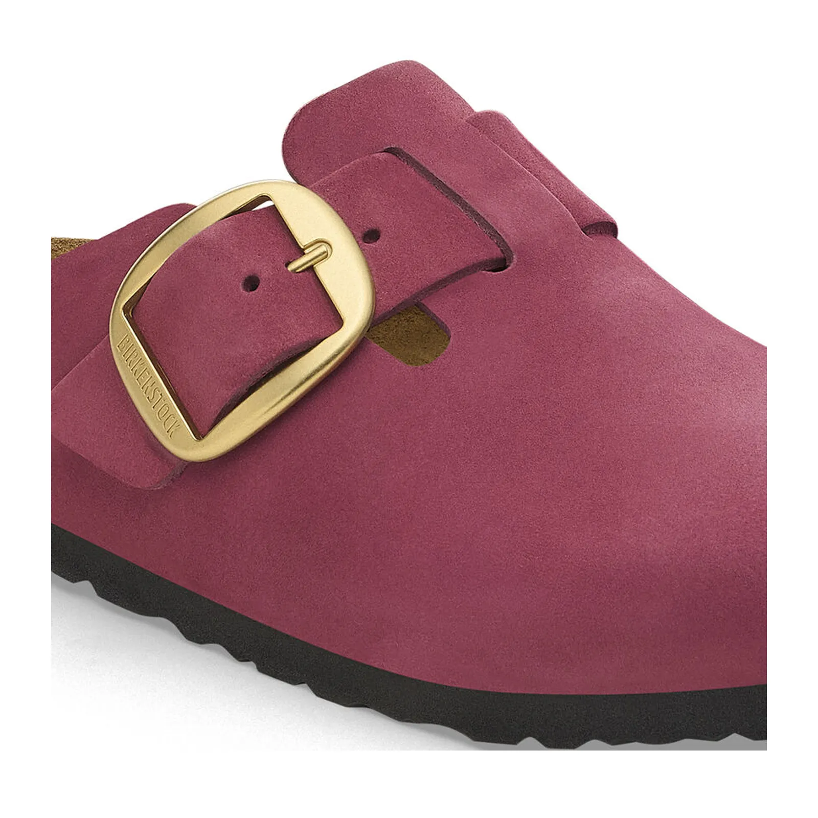 Birkenstock Boston Big Buckle Narrow Clog (Women) - Berry Crush Nubuck