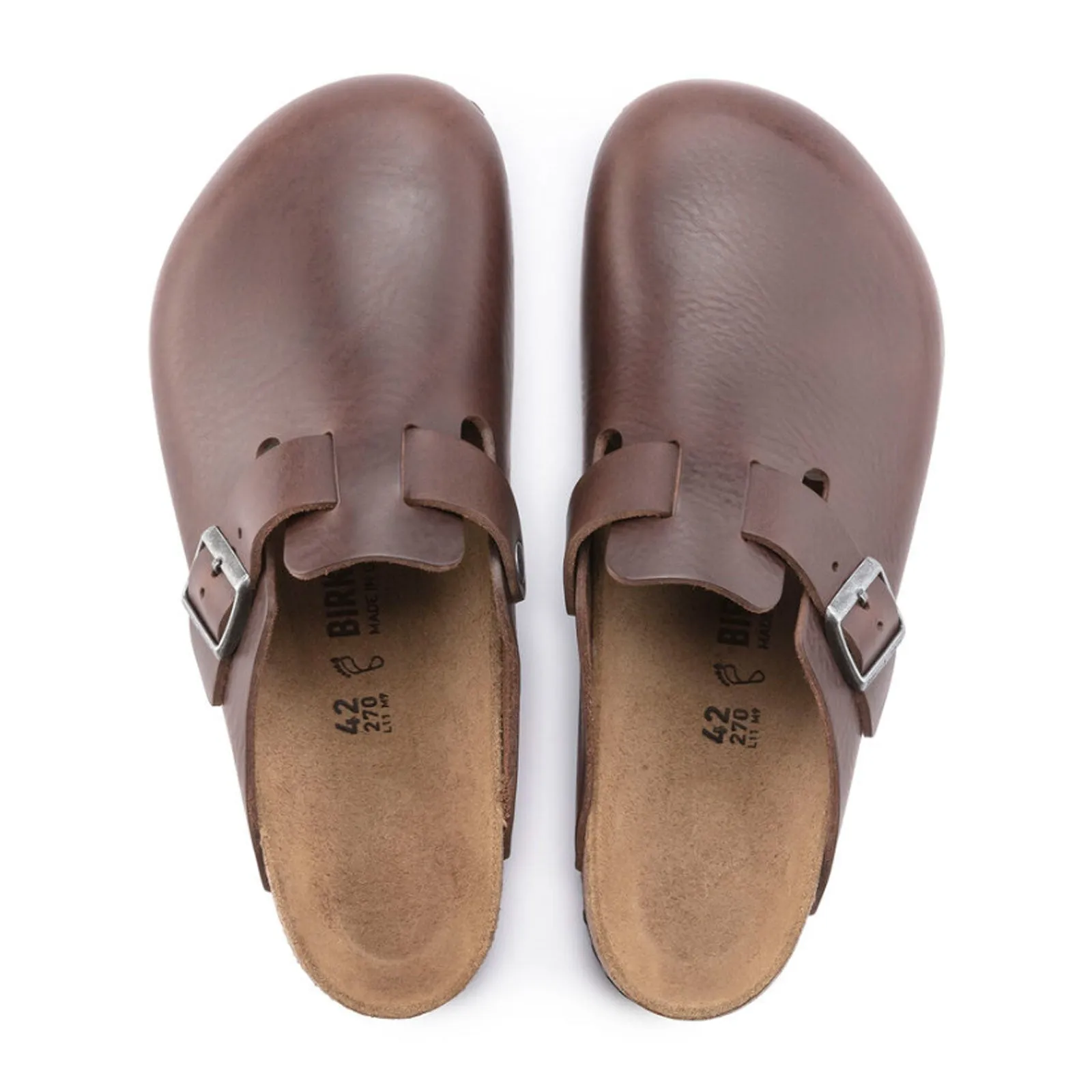 Birkenstock Boston Grip Clog (Men) - Vintage Wood Roast Leather