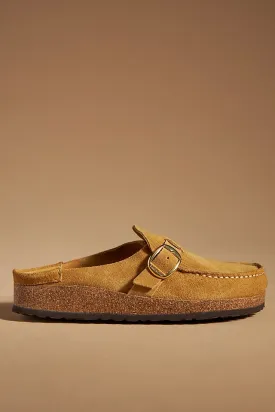 Birkenstock Buckley Suede Clogs, cork brown