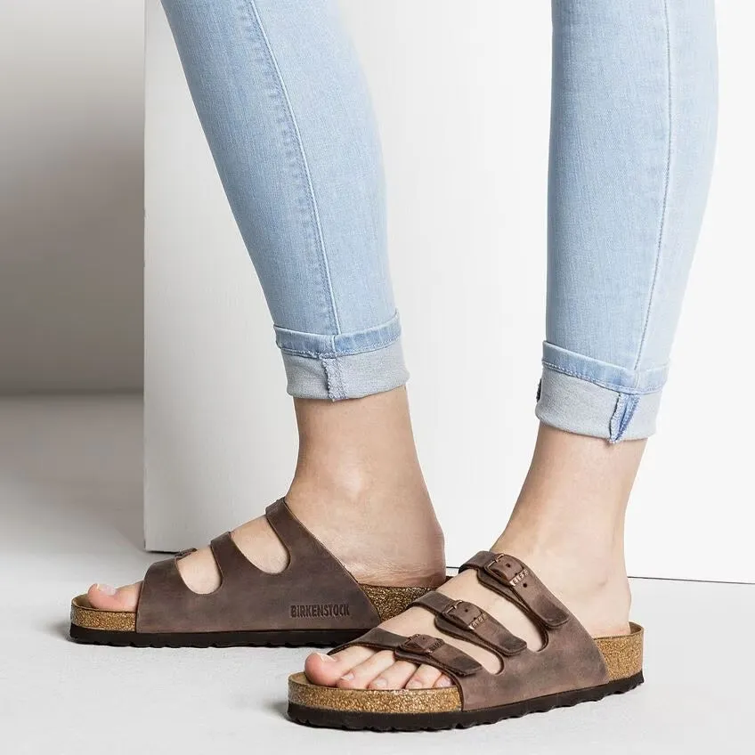 Birkenstock Florida SFB Oiled Leather/Suede (Women's)