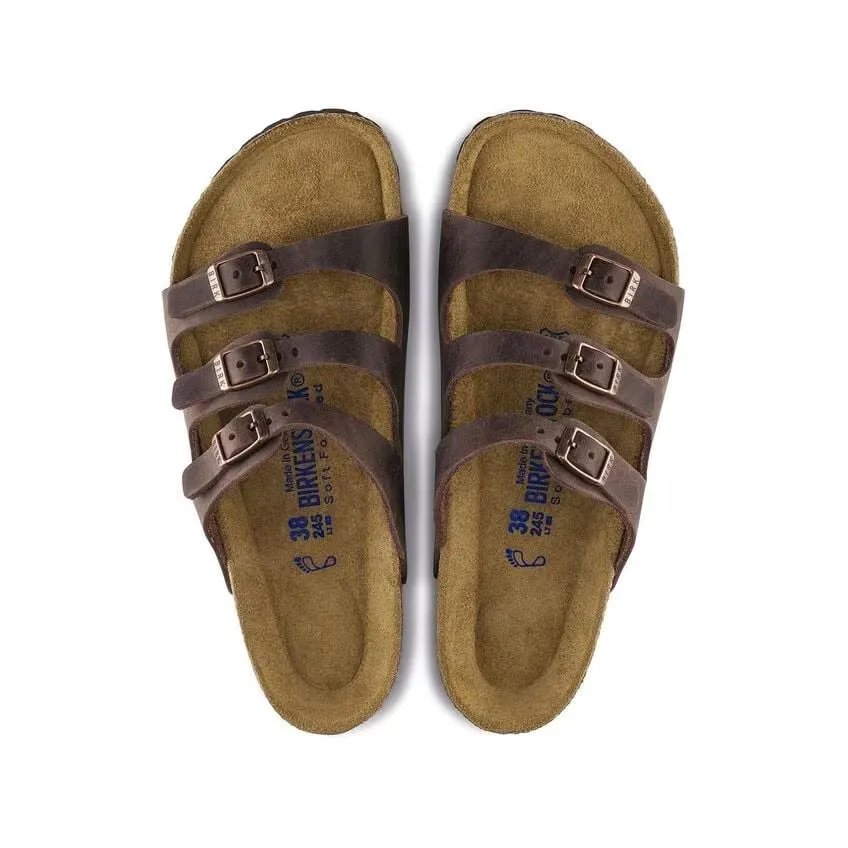 Birkenstock Florida SFB Oiled Leather/Suede (Women's)