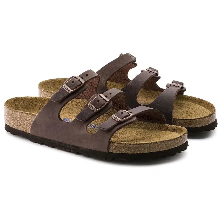 Birkenstock Florida SFB Oiled Leather/Suede (Women's)