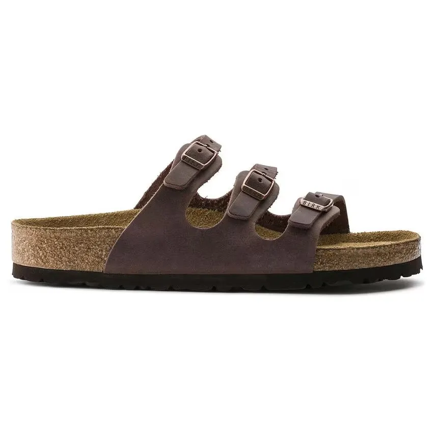 Birkenstock Florida SFB Oiled Leather/Suede (Women's)