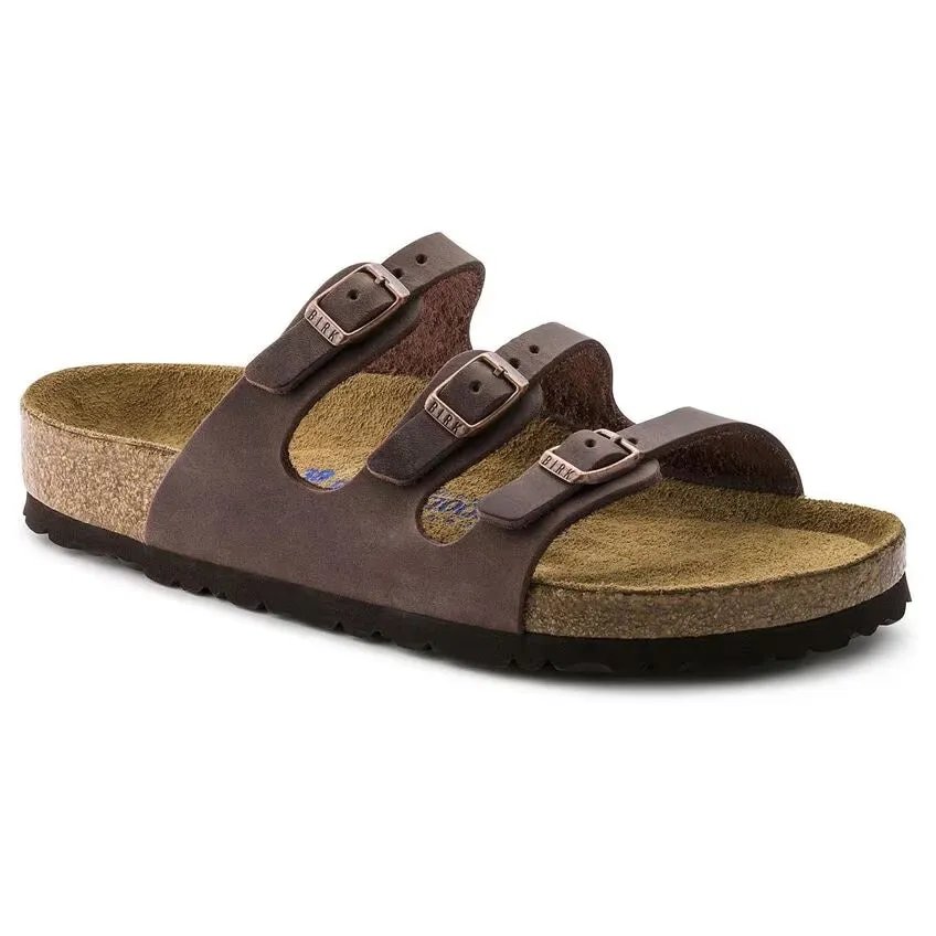 Birkenstock Florida SFB Oiled Leather/Suede (Women's)
