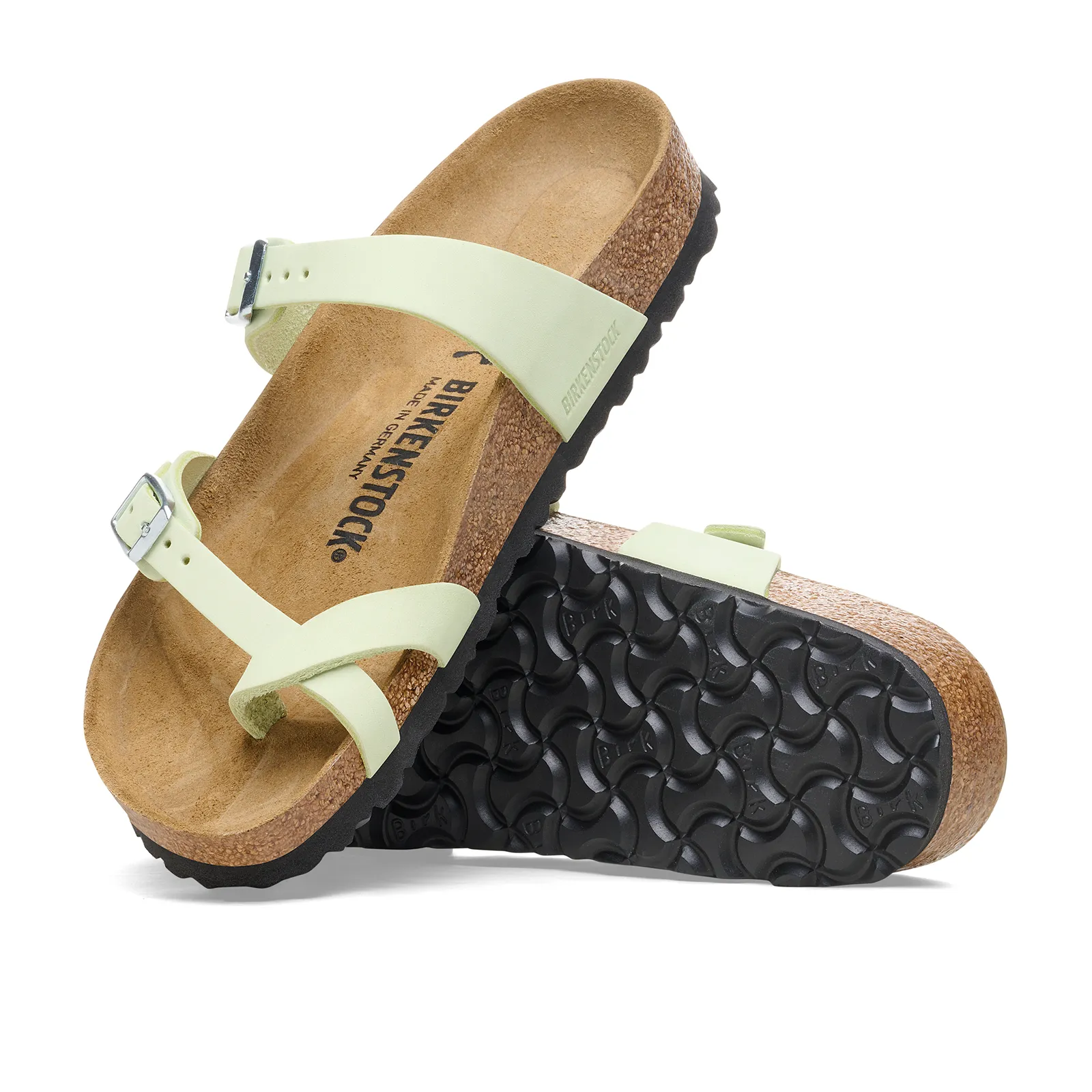 Birkenstock Mayari Sandal (Women) - Faded Lime Nubuck