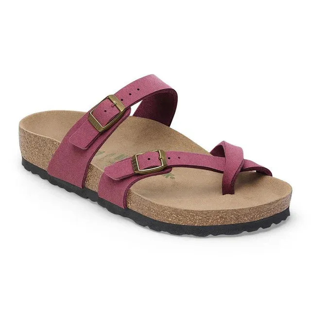 Birkenstock Mayari Vegan Berry Crush Synthetic Regular (Women's)