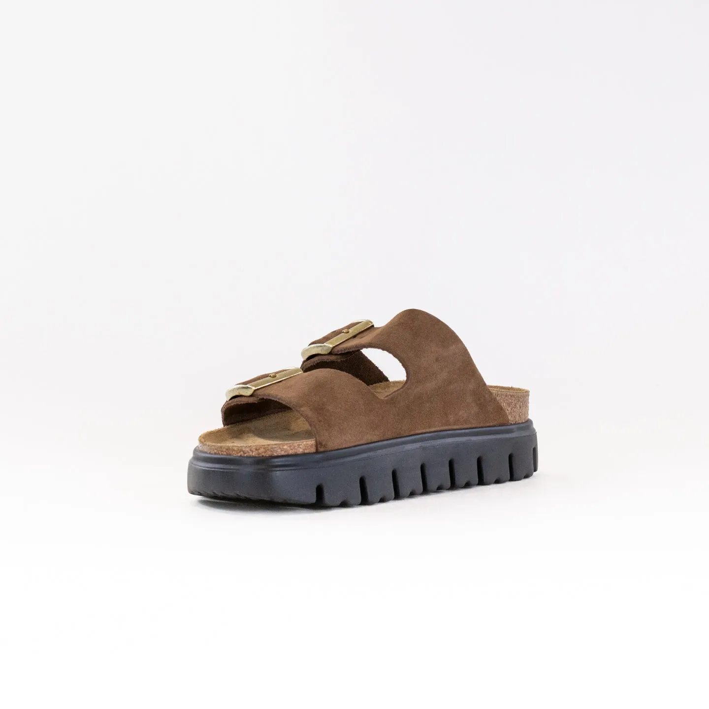 Birkenstock-Papillo Arizona Platform (Women's) - Dark Tea
