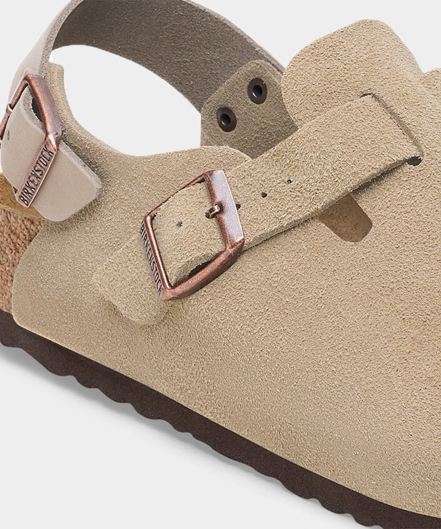 Birkenstock Tokio in Taupe Suede