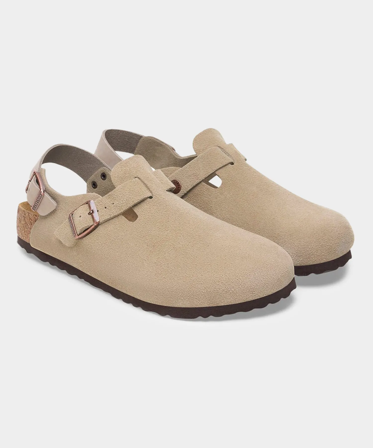 Birkenstock Tokio in Taupe Suede