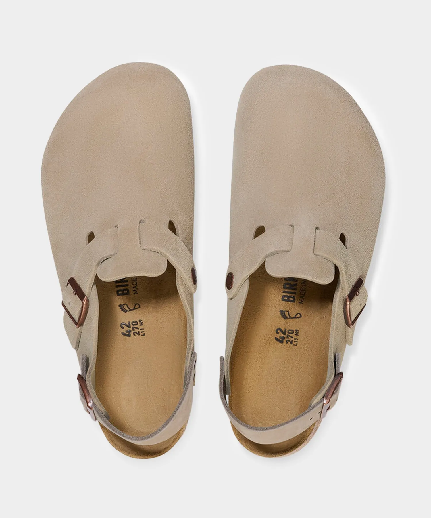 Birkenstock Tokio in Taupe Suede