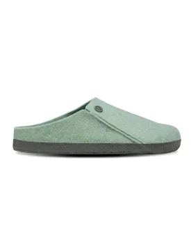 Birkenstock Zermatt Wool Felt Shearling Matcha Clogs