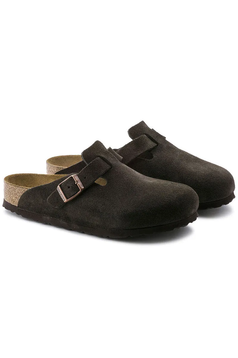 Boston Soft Footbed | Mocca Suede