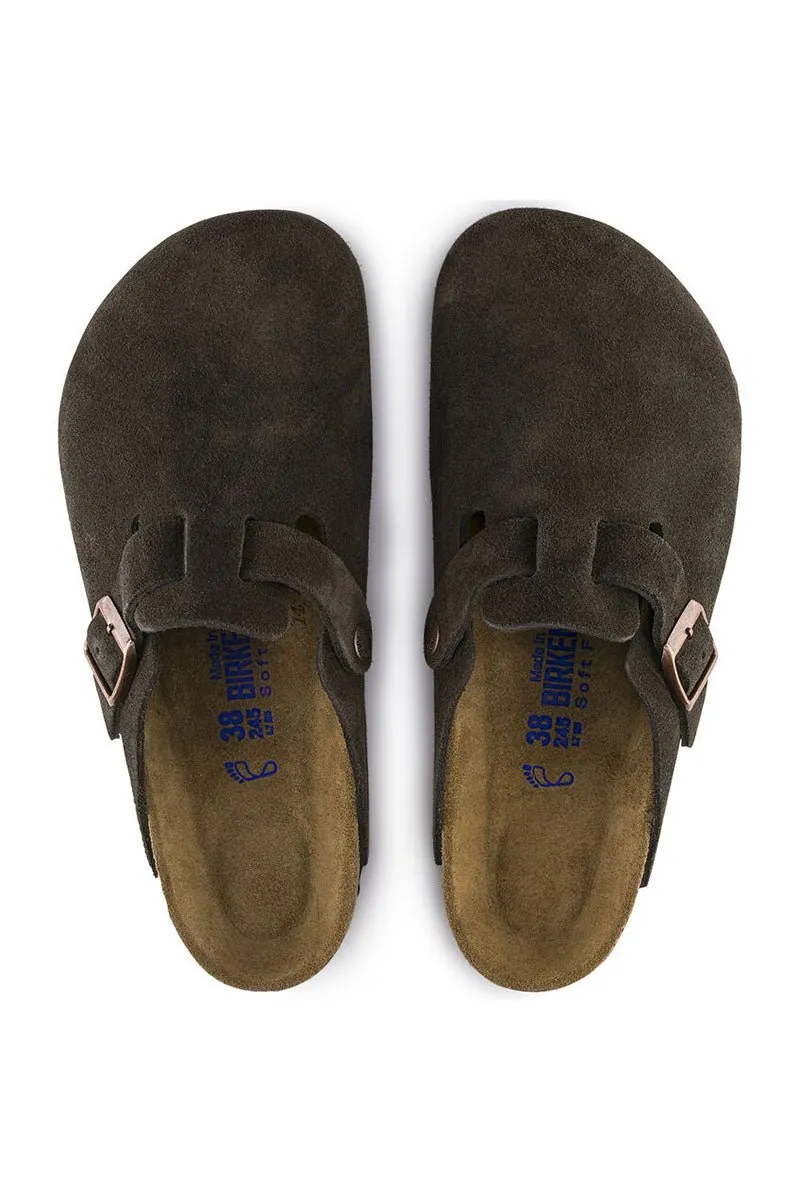 Boston Soft Footbed | Mocca Suede