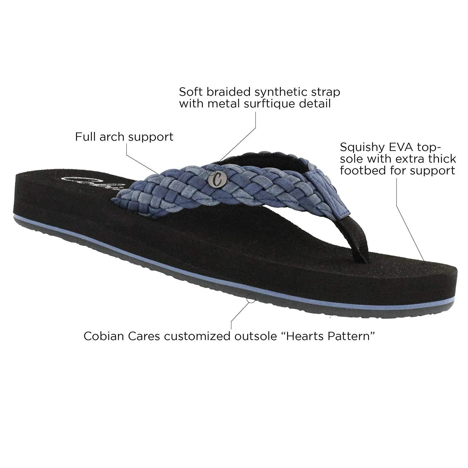 Cobian Women's Braided Bounce Sandal