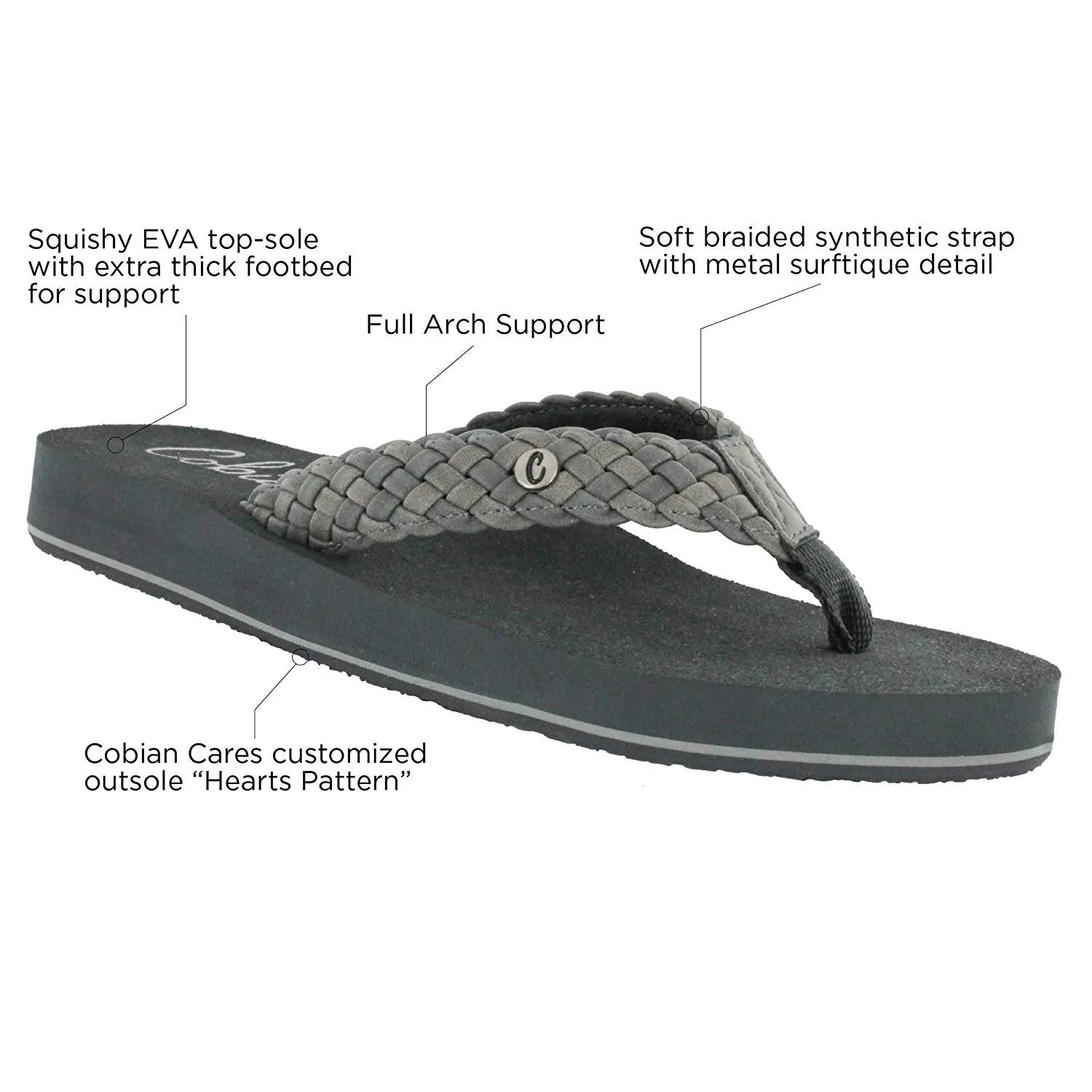 Cobian Women's Braided Bounce Sandal