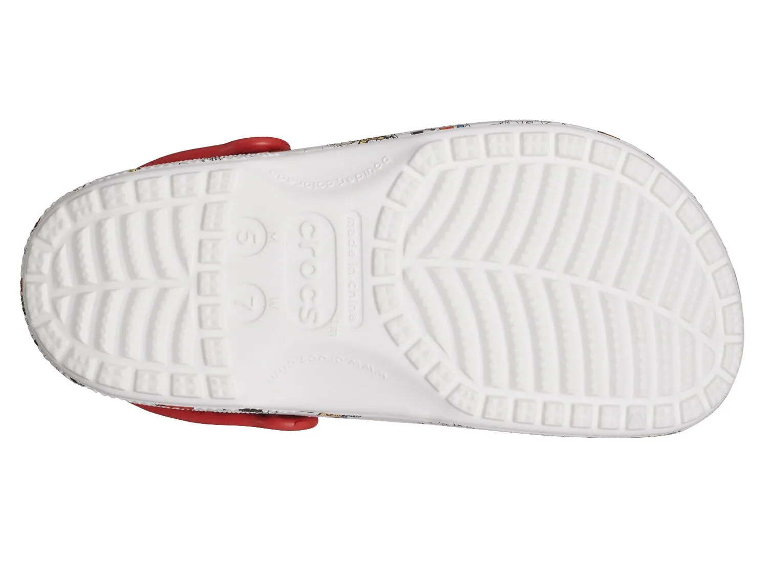 Crocs Peanuts clogs, white/multicolor