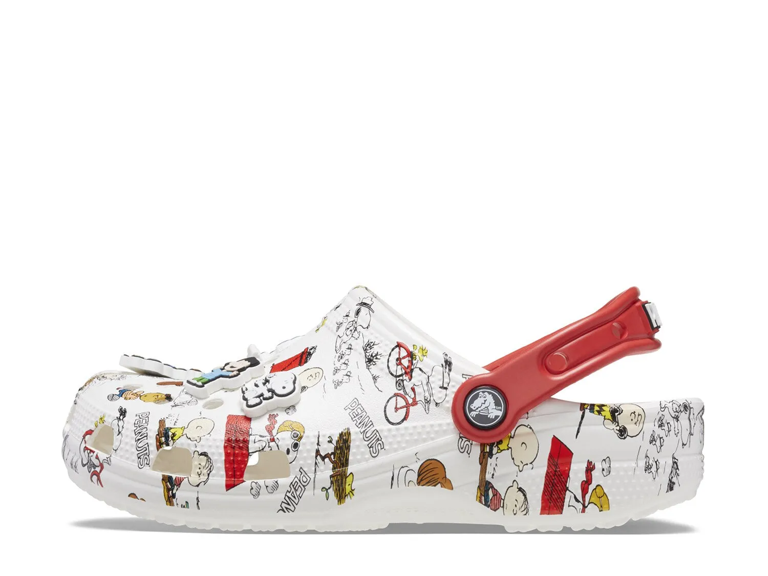 Crocs Peanuts clogs, white/multicolor