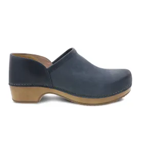 Dansko Brenna Clog (Women) - Navy Burnished Suede