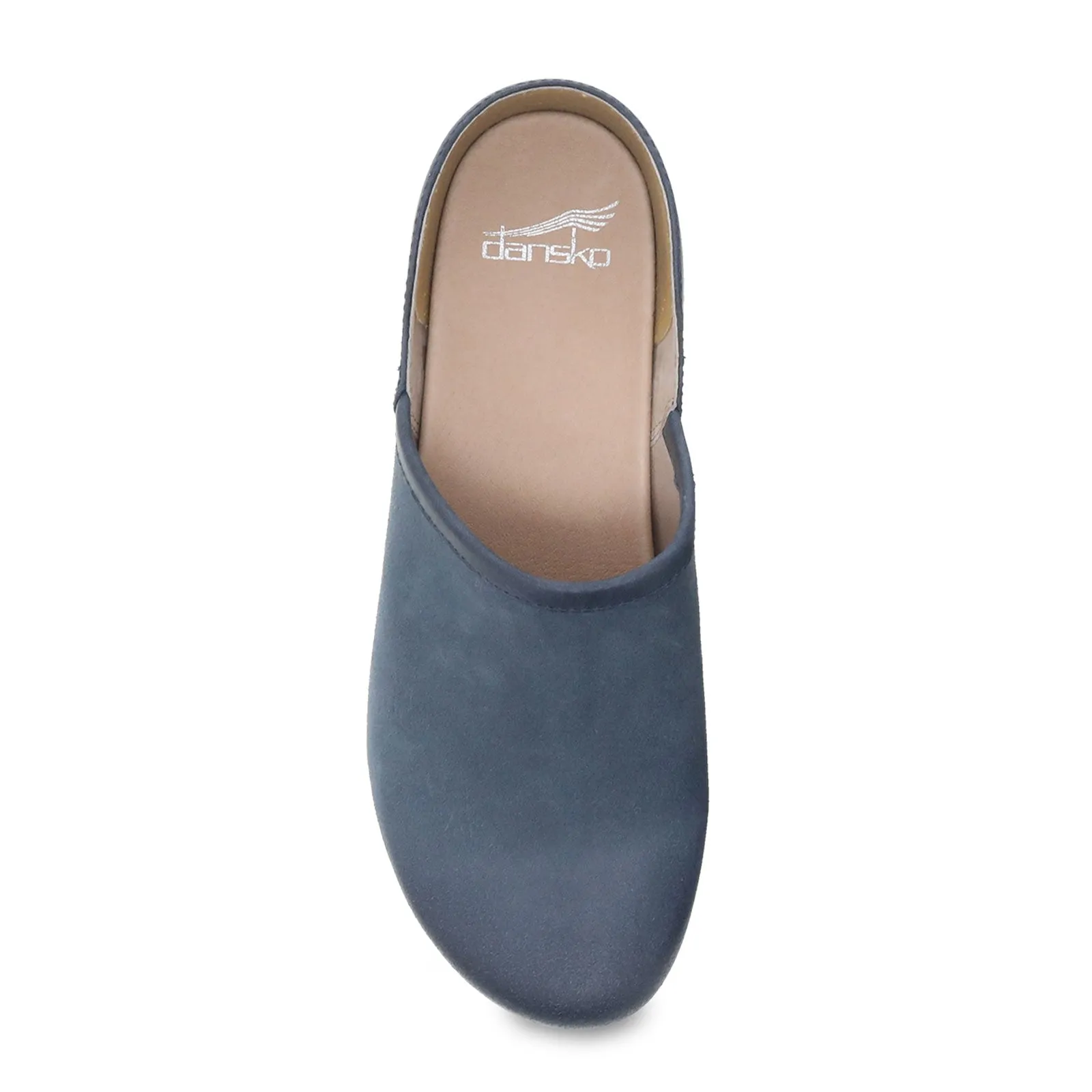 Dansko Brenna Clog (Women) - Navy Burnished Suede