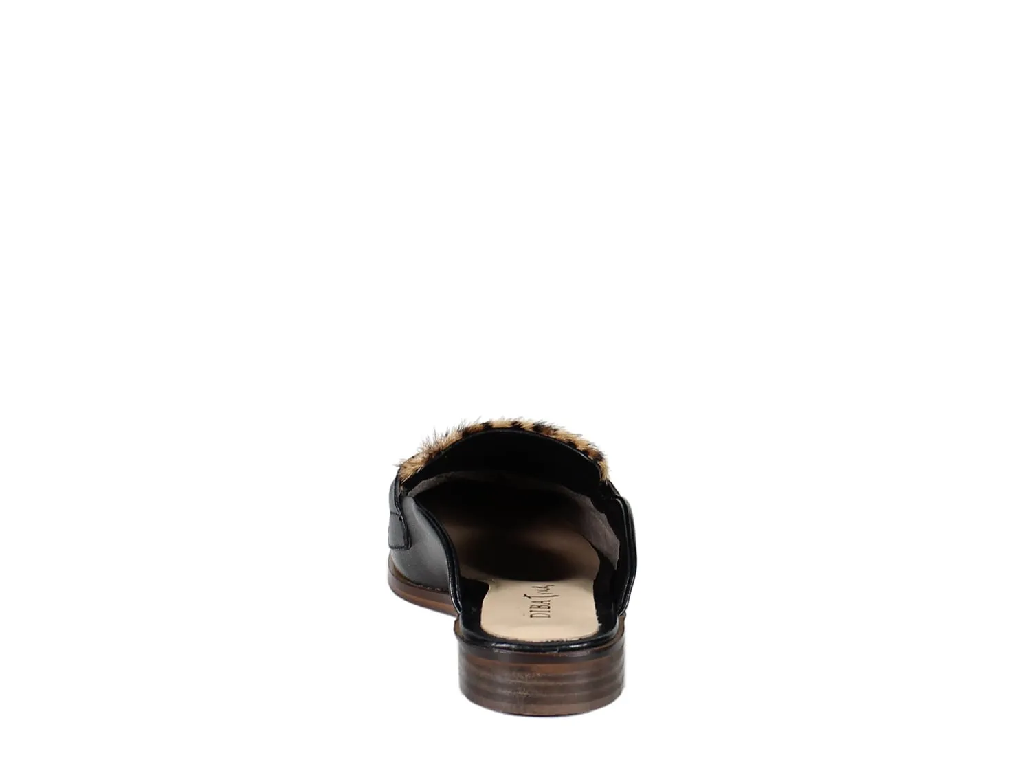 Diba True mules, leopard print