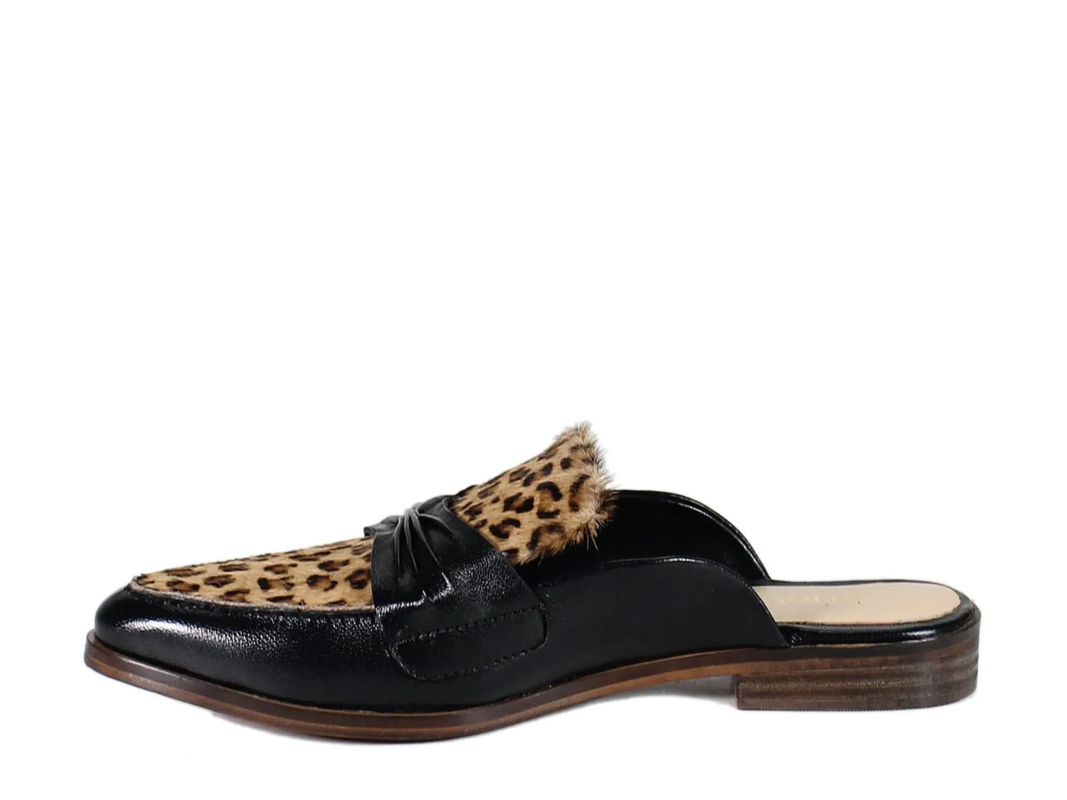 Diba True mules, leopard print