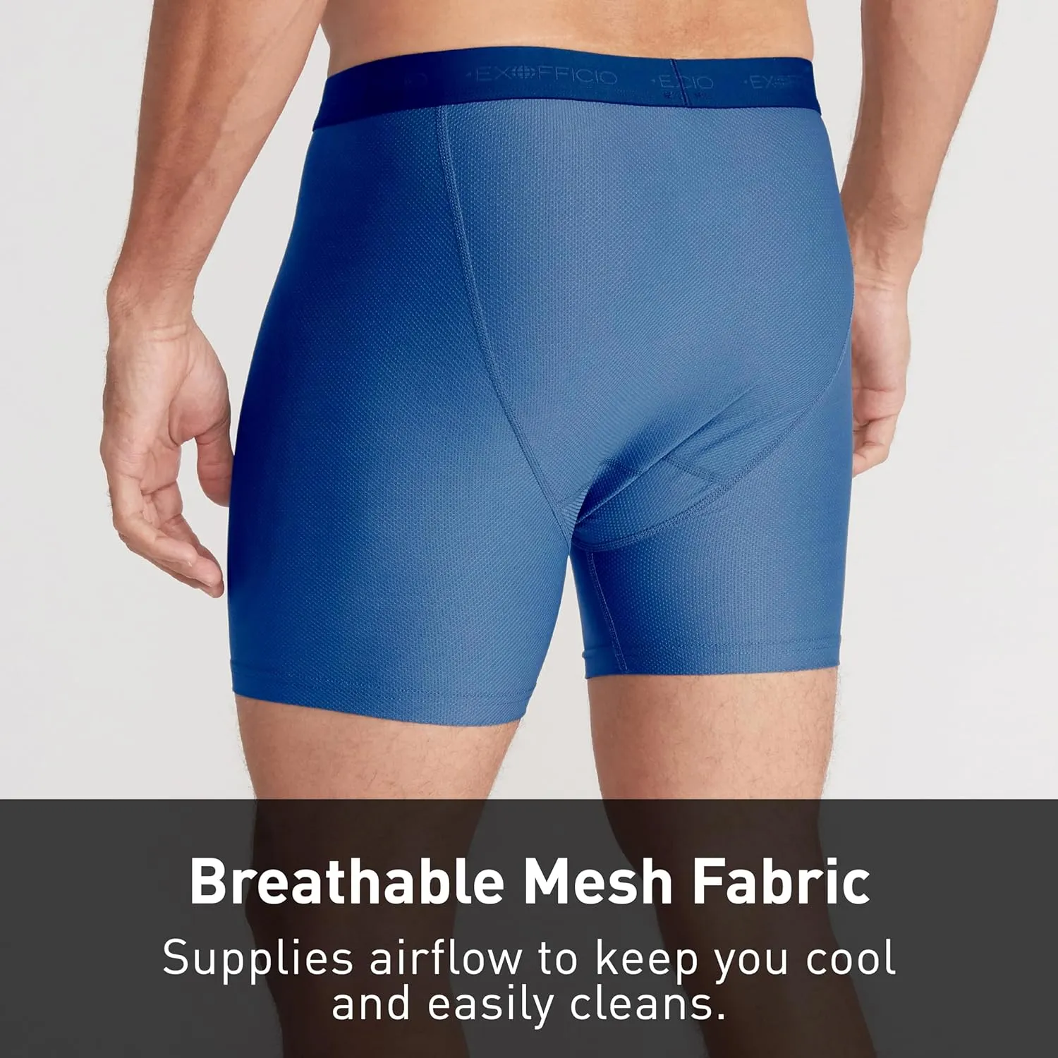 ExOfficio Men's Give-N-Go 2.0 Cool and Comfortable Boxer Briefs