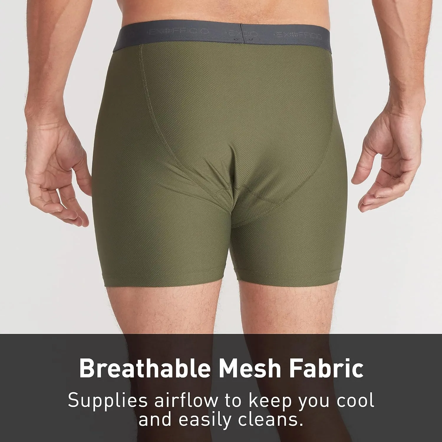 ExOfficio Men's Give-N-Go 2.0 Cool and Comfortable Boxer Briefs