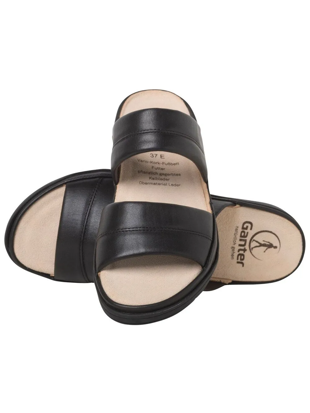 Ganter mules, black