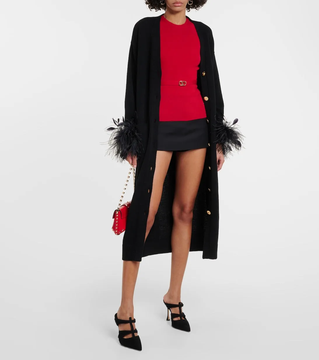 Kerua Manolo Blahnik suede mules, black