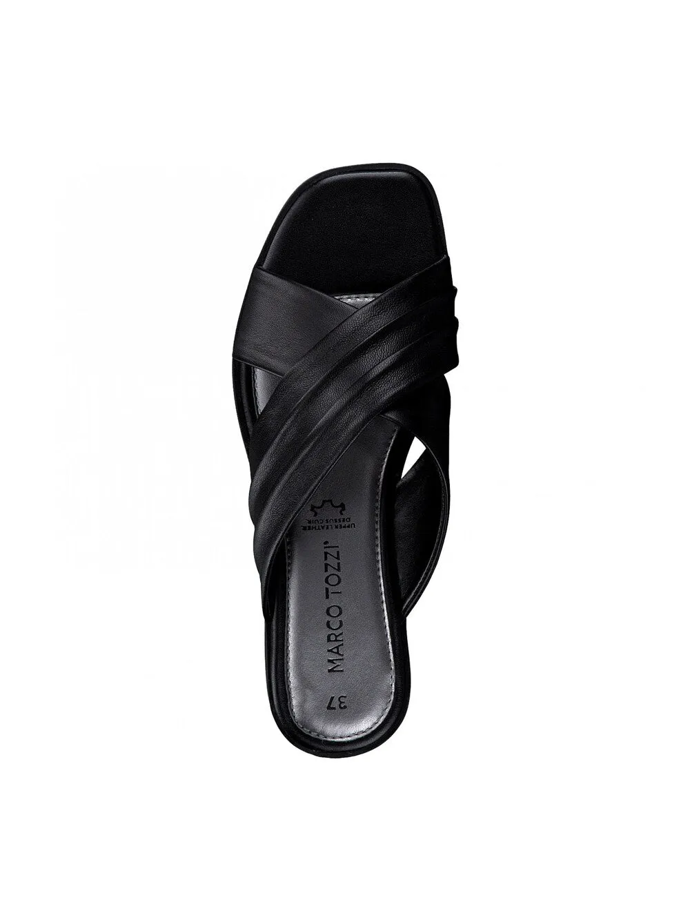 Marco Tozzi mules, black